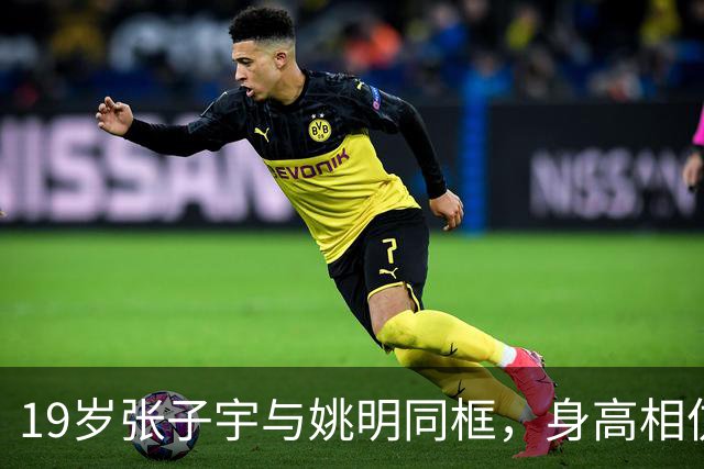 19岁张子宇与姚明同框，身高相仿美丽动人